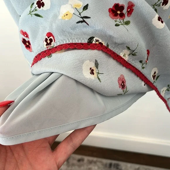 Gap x Doen Floral Midi Slip Skirt - Picture 7 of 10